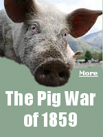 One of America's most unusual wars involved only one casualty  a pig  and yet it could have changed the course of history. The bizarre conflict took place on what is now Washington states San Juan Island and involved American and British troops, and even warships. 